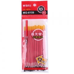 晨光 M＆G 中性筆芯 MG-6159 0.5mm（紅色）12支/袋