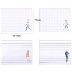 晨光3X4自粘便條紙80(一起走) YS-296 圖案隨機