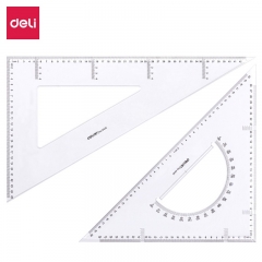 得力6415三角尺15cm 24套/組