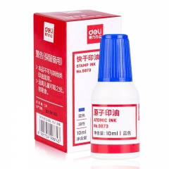 得力 9873 原子印油印泥 10ML 藍(lán)色 單位：