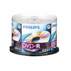 PHILIPS/飛利浦DVD-R 16速 4.7G 50片桶裝刻錄盤 空白光盤 光碟片