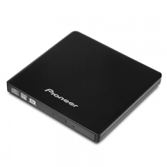 先鋒(Pioneer) 8倍速 USB2.0外置光驅(qū) 支持DVD/CD讀寫(xiě) DVD刻錄機(jī) 移動(dòng)光驅(qū) 黑色/DVR-XU01C