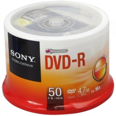 索尼（SONY） 空白光盤(pán) DVD-R 光盤(pán)/刻錄盤(pán) 16速4.7G 50片