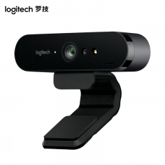 羅技（Logitech） C1000e 4K超高清網絡直播攝像頭 廣角視頻電腦筆記本攝像頭內置麥克風 黑色