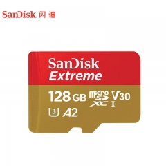 閃迪（SanDisk）128GB TF（MicroSD）存儲卡 U3 C10 A2 V30 4K 至尊極速移動版內(nèi)存卡 讀速190MB/s