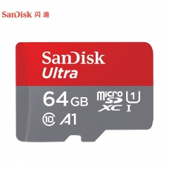 閃迪（SanDisk）64GB TF（MicroSD）存儲(chǔ)卡 U1 C10 A1 至尊高速移動(dòng)版內(nèi)存卡 讀速120MB/s APP運(yùn)行更流暢