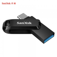 閃迪(SanDisk) 128GB Type-C USB3.1 手機(jī)U盤DDC3 沉穩(wěn)黑 讀速150MB/s 手機(jī)電腦平板兼容 學(xué)習(xí)辦公擴(kuò)容加密