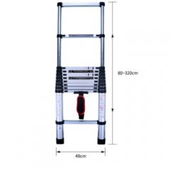 伸縮鋁合金梯子3.8米13步