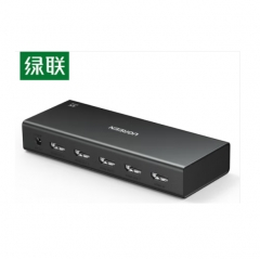 綠聯(lián)HDMI2.0分配器一分四4K60Hz 1進4出高清分屏器 筆記本電腦臺式機接電視顯示器投影儀兼容