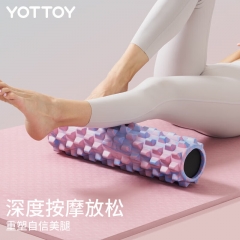 yottoy狼牙棒實心健身器材泡沫軸瑜伽柱