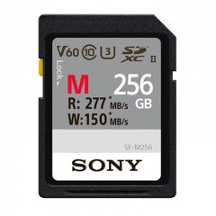 索尼（SONY）256GB SD存儲(chǔ)卡 SF-M256/T2 M系列 相機(jī)攝像機(jī)內(nèi)存卡 U3 C10 V60 UHS-II讀速高達(dá)277MB/s